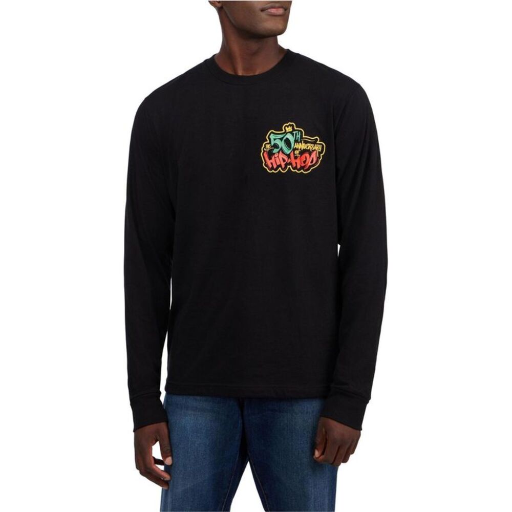 THREAD COLLECTIVE Mens 50 Year Anniversary of Hip Hop Graphic T-Shirt, Multic...
